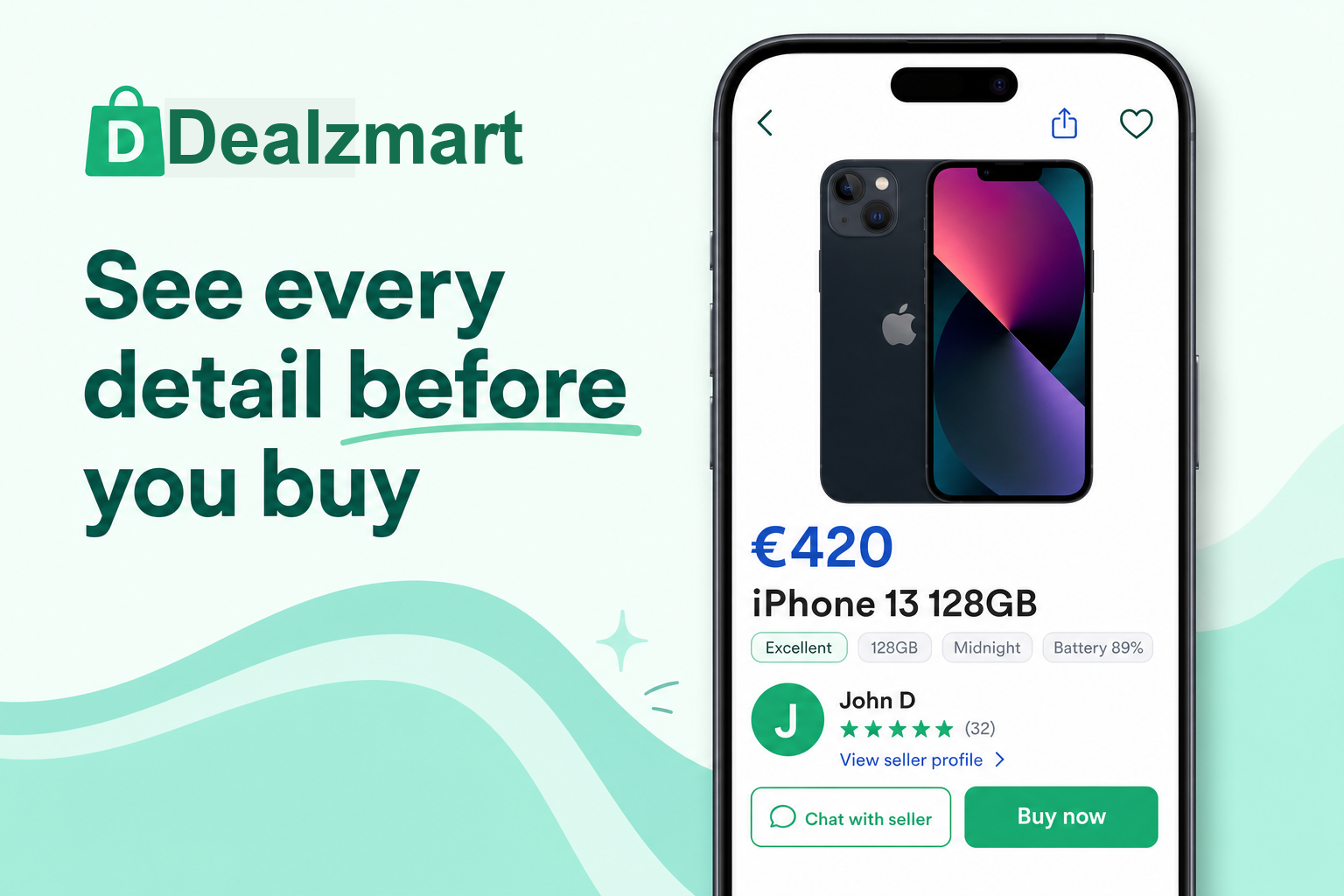 Dealzmart listing detail screen